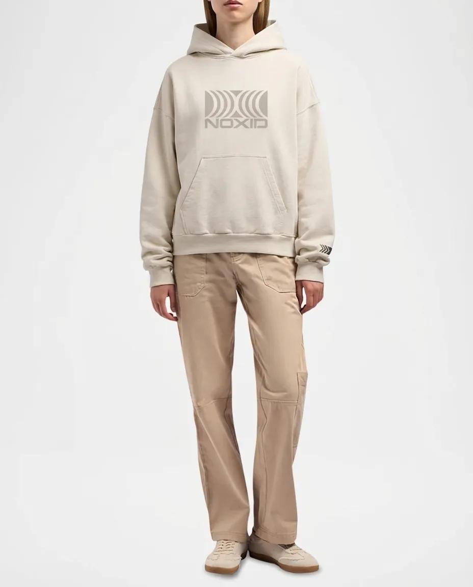 NOxID Barcode Hoodie (Light Beige) - NOxID