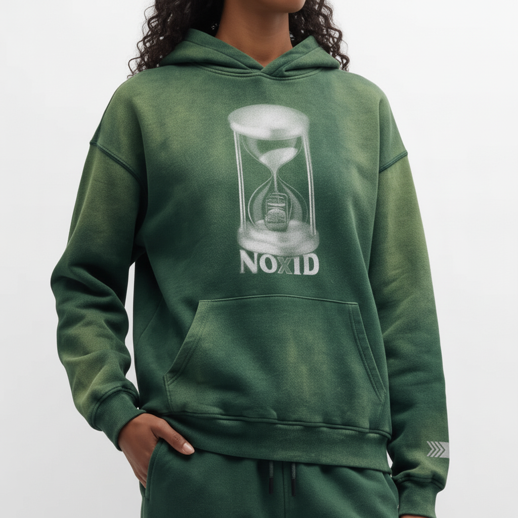 Runnin Outta Luck Hoodie (Mineral Green) - NOxID